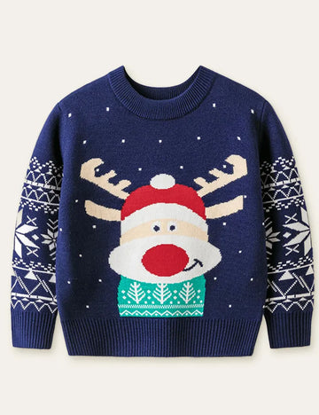 Han Elk Long-Sleeved Sweater - Mini Taylor